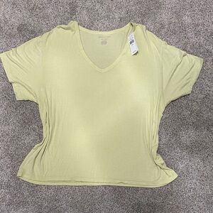 AE Green V-Neck Top